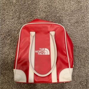 The North Face Red and White Women's Bag